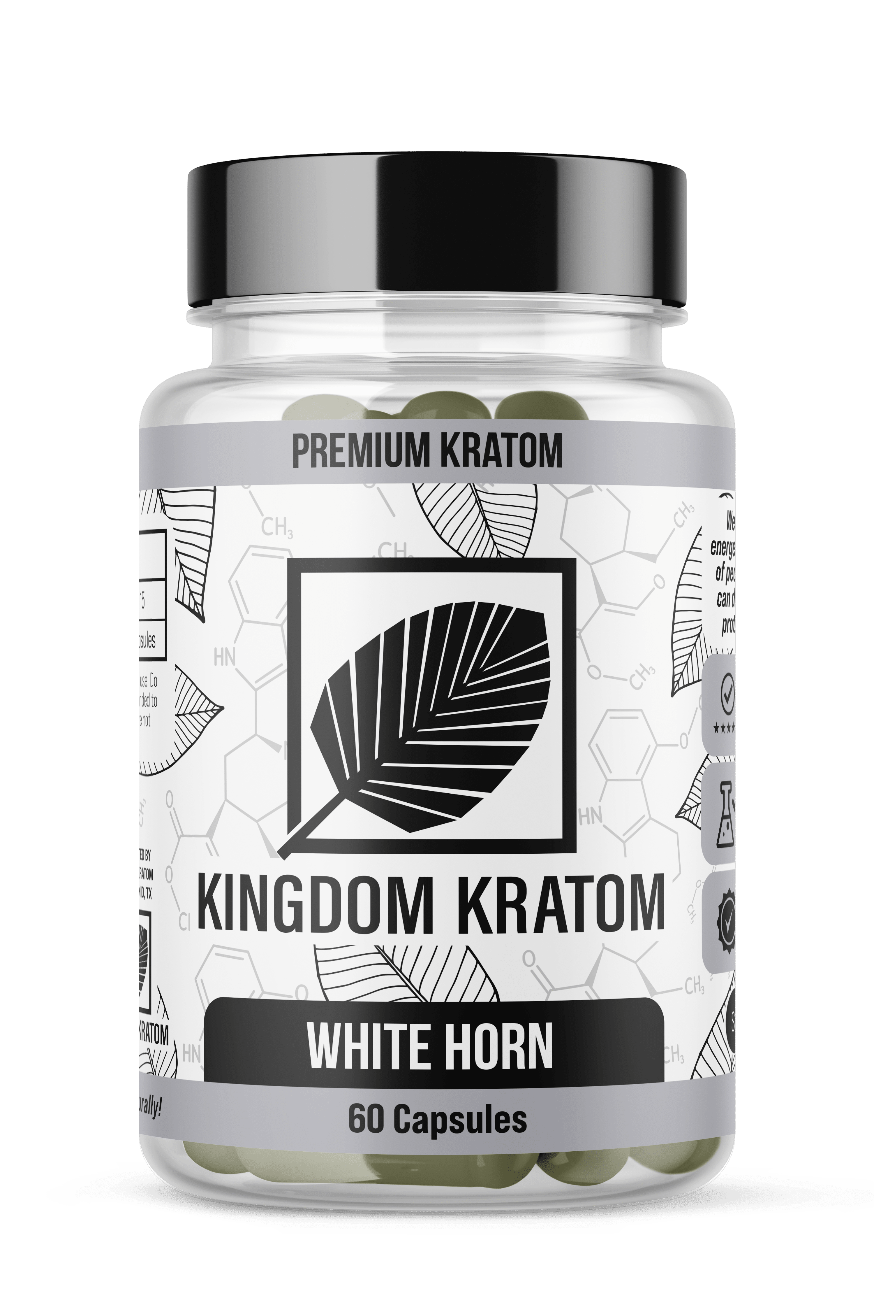 White Horn Kratom Capsules