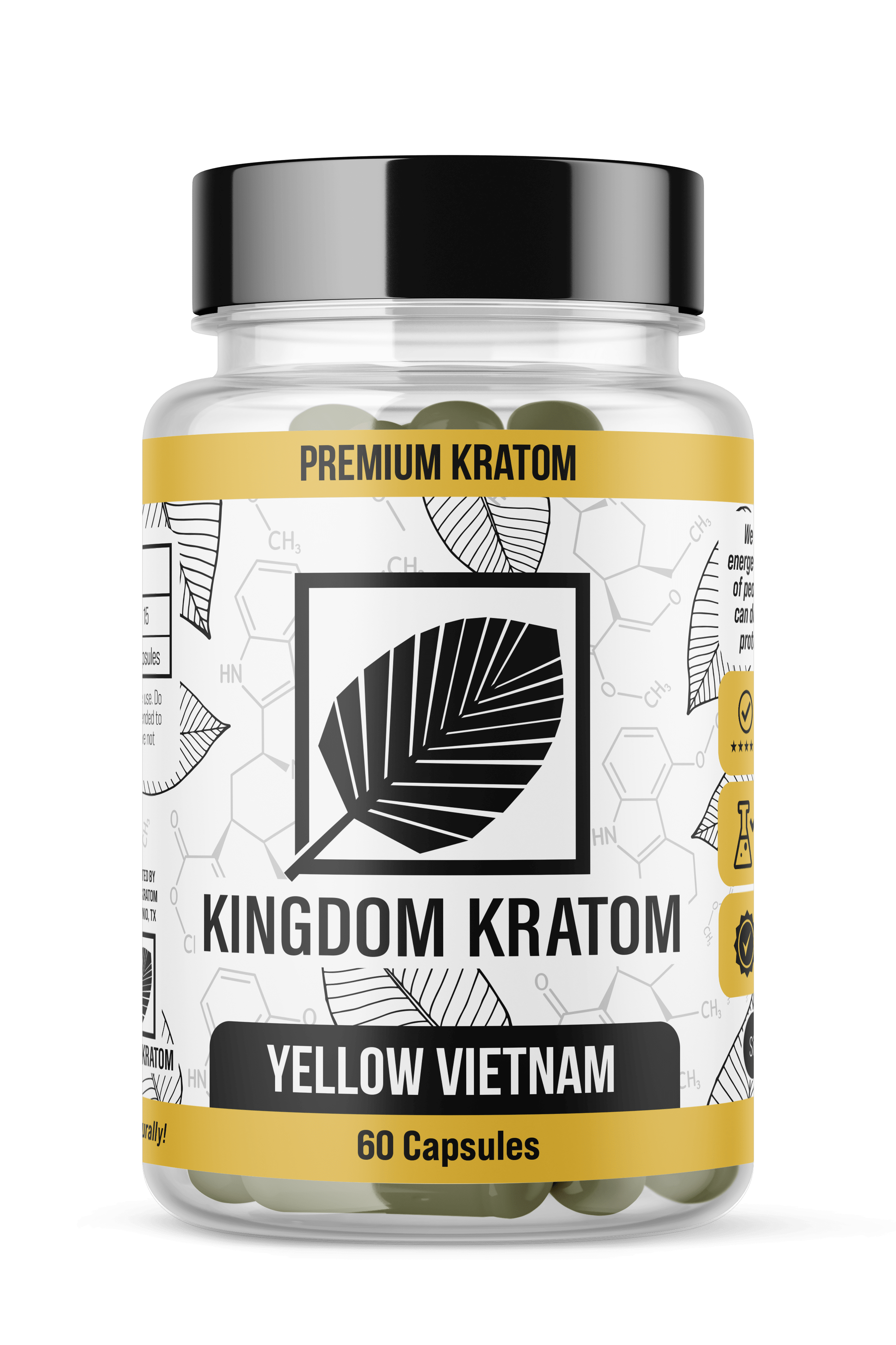 Yellow Vietnam Kratom Capsules