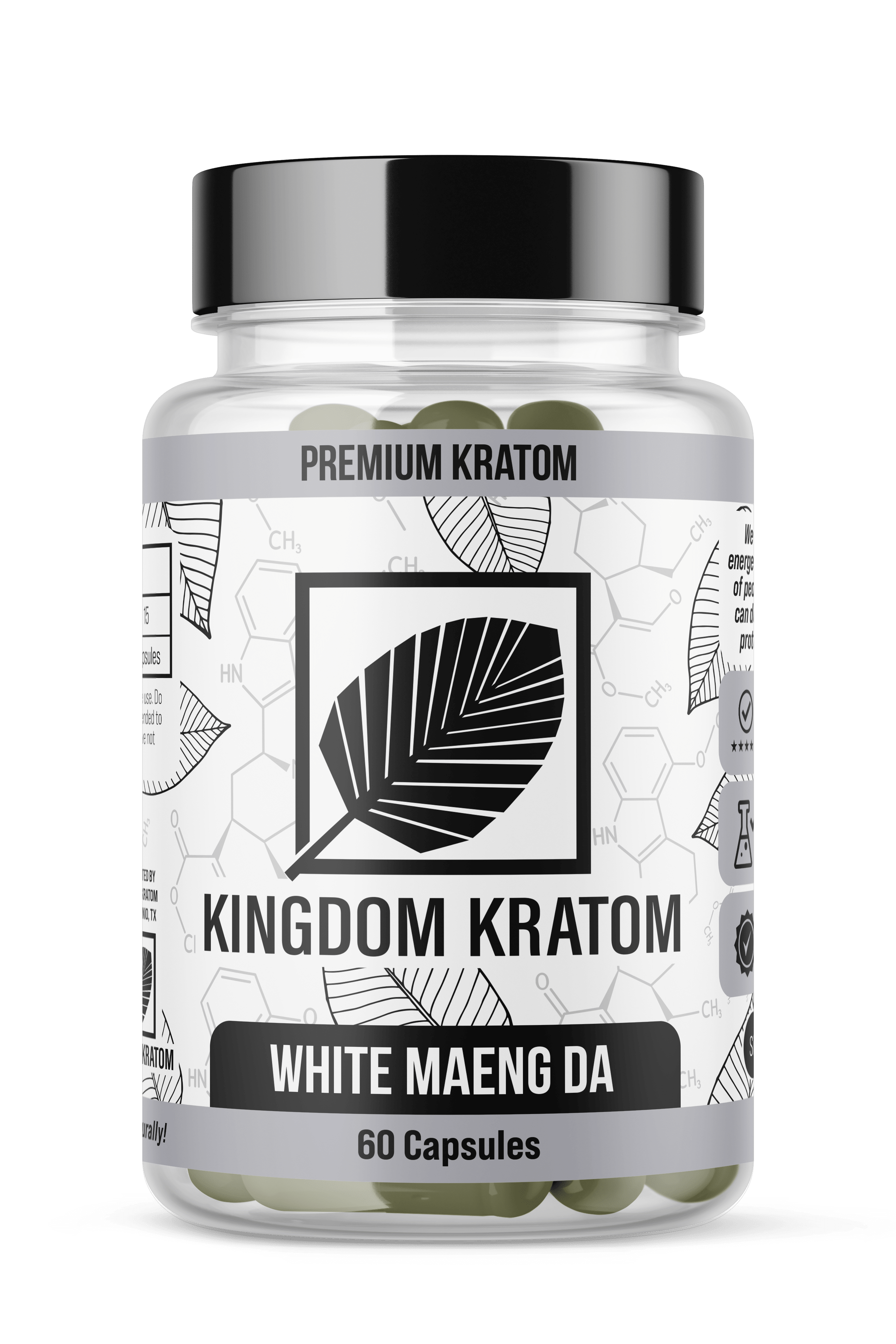 White Maeng Da Kratom Capsules
