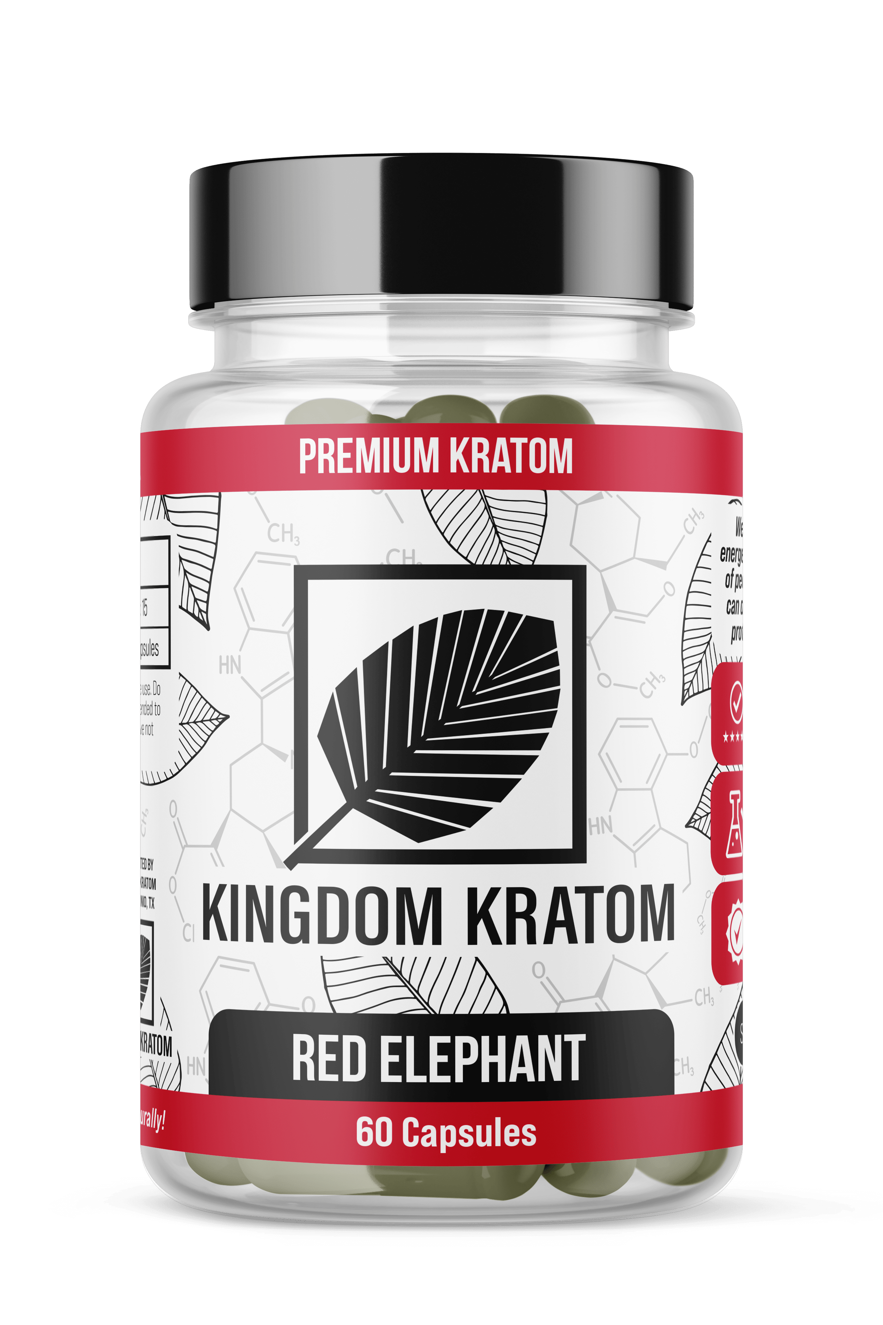 Red Elephant Kratom Capsules