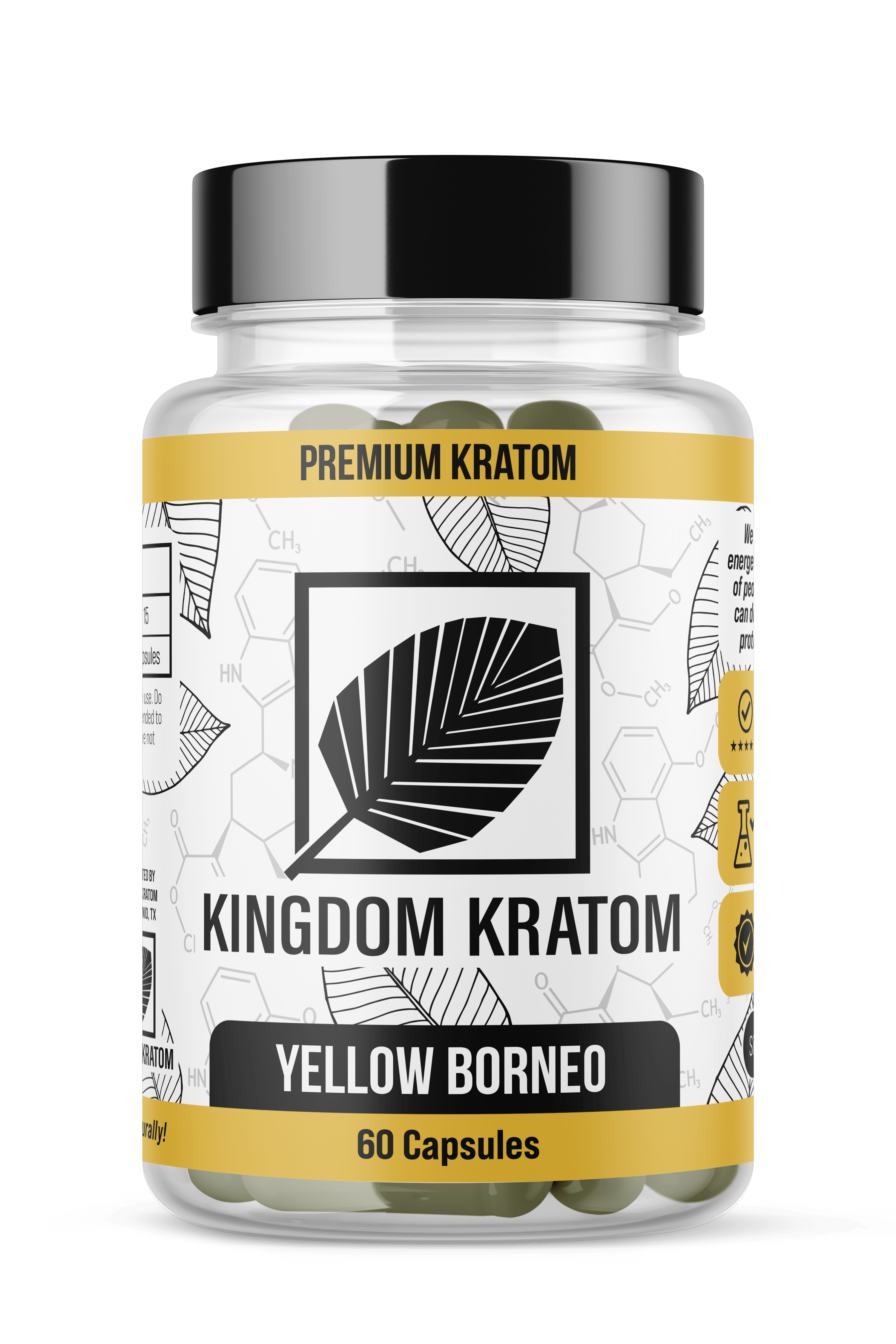 Yellow Borneo Kratom Capsules