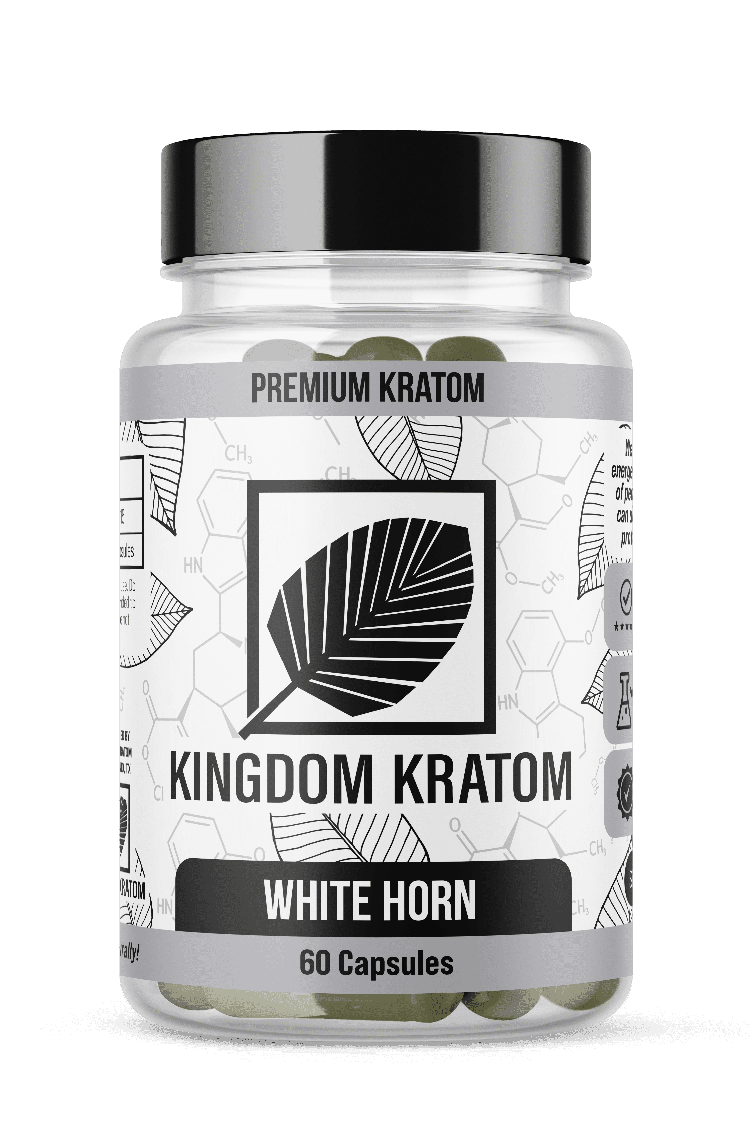 White Horn Kratom Capsules