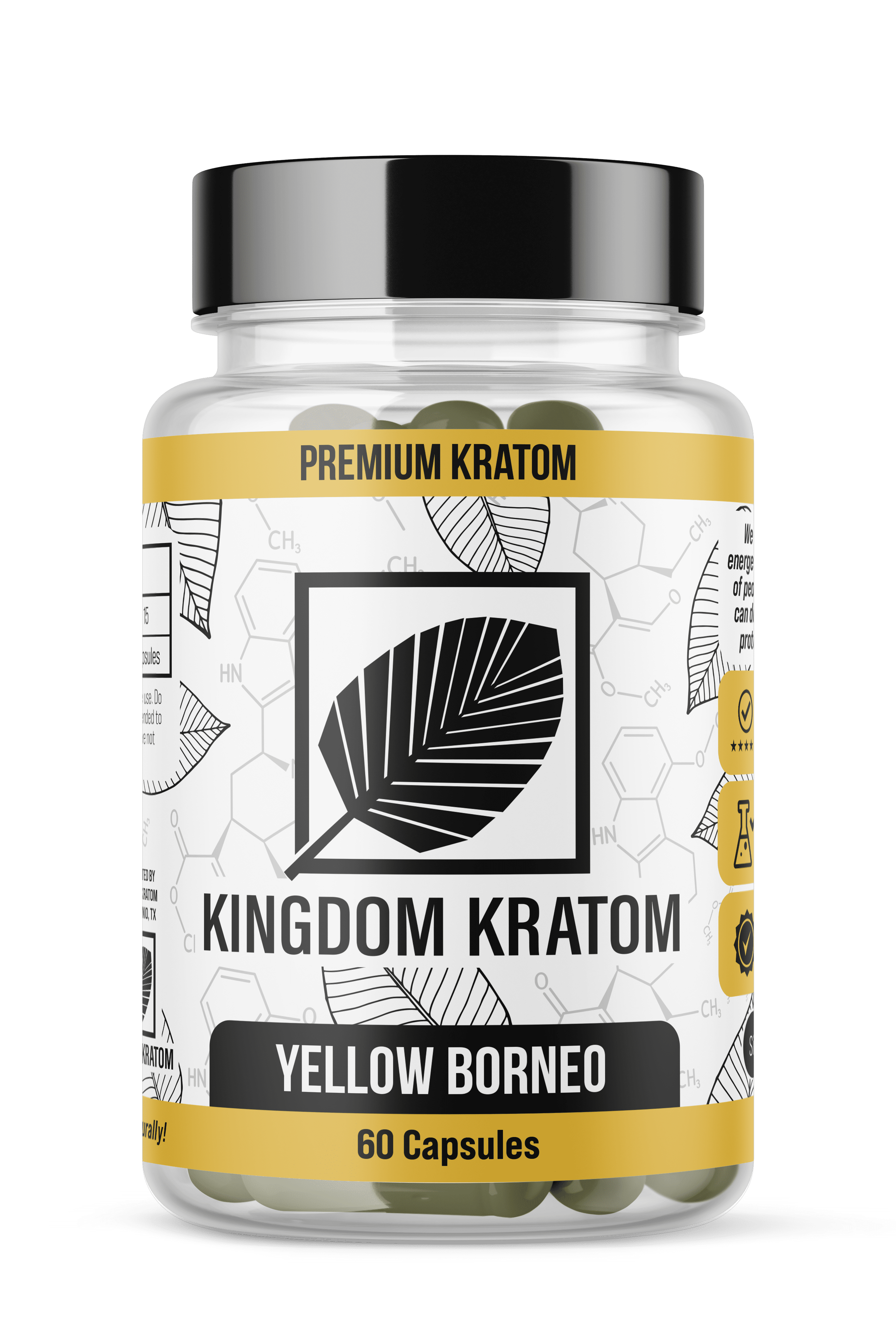 Yellow Borneo Kratom Capsules